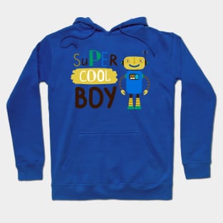 Robot Super Cool Boy Hoodie